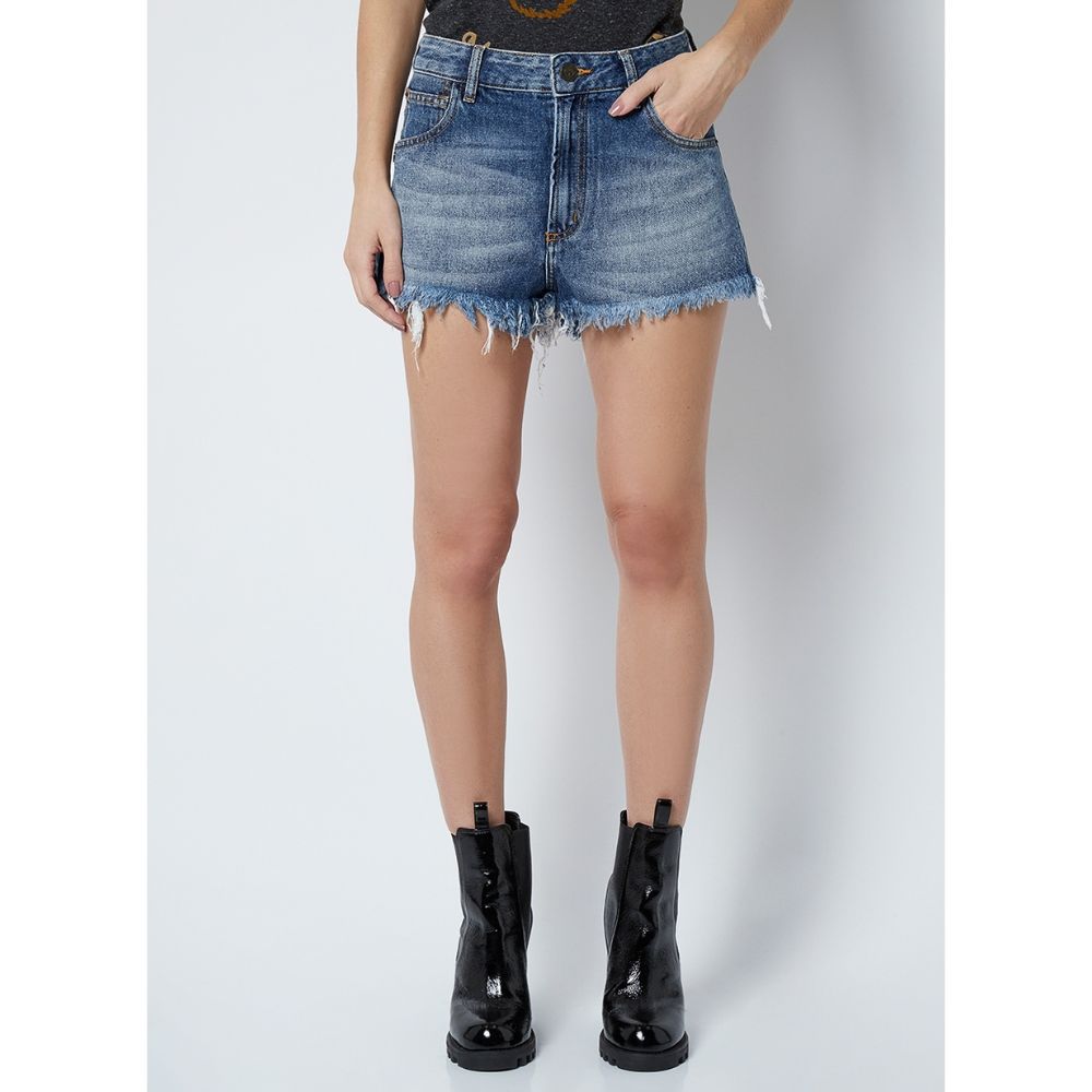 shorts John John plus size feminino