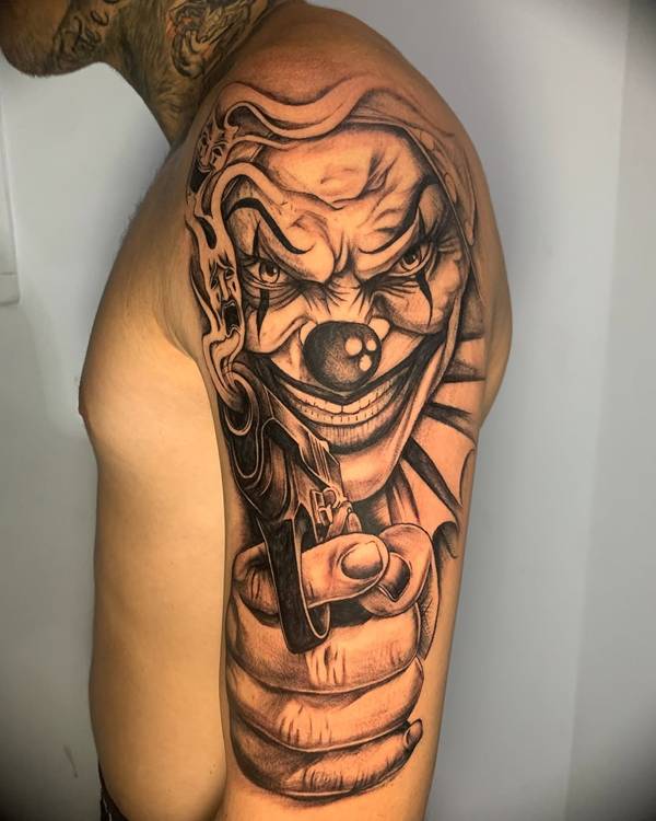 tatuagem palhaço significado polícia