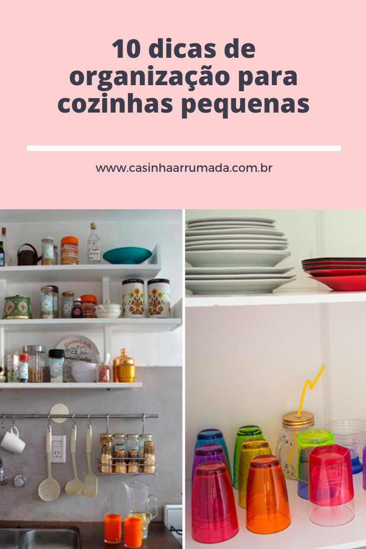 como organizar cozinha pequena