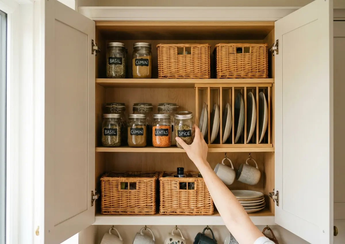prateleiras para armário de cozinha