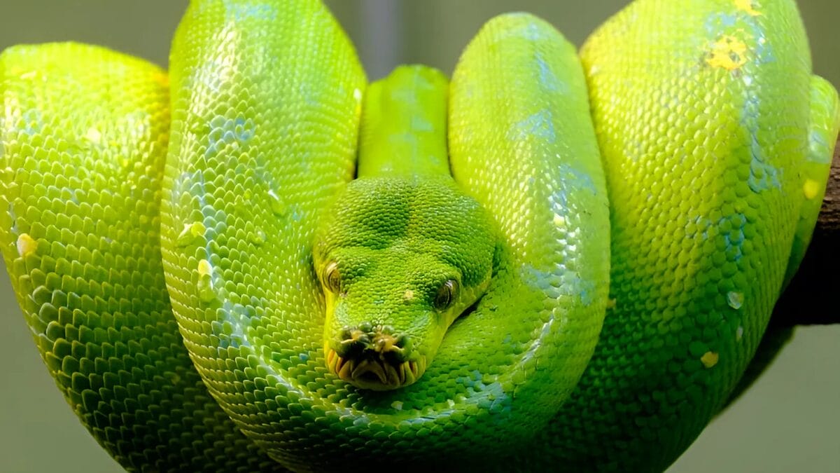 sonhar com cobra verde atacando