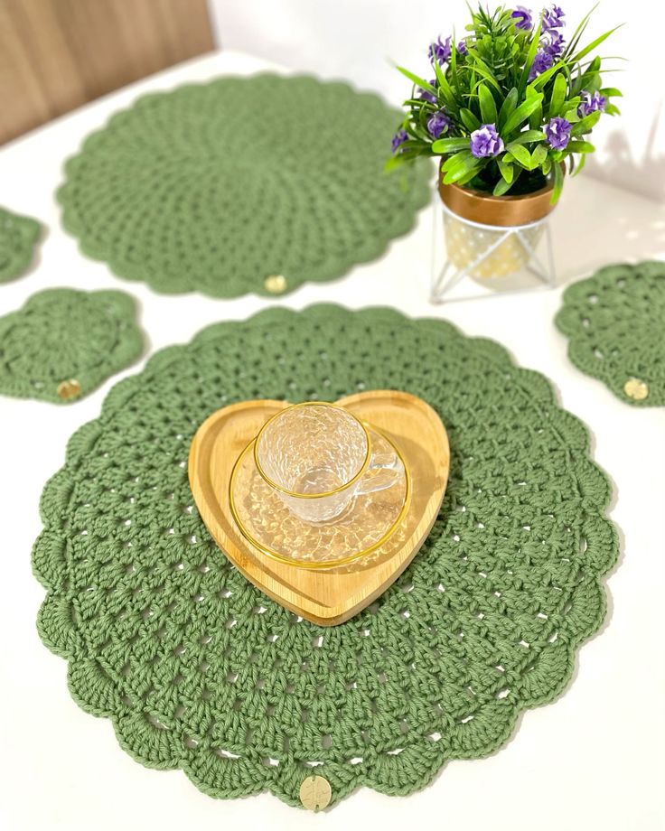 sousplat verde e amarelo para copa do mundo