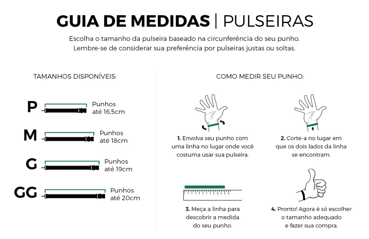 como medir pulso para pulseira