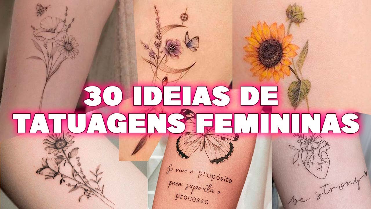tattoo delicada feminina