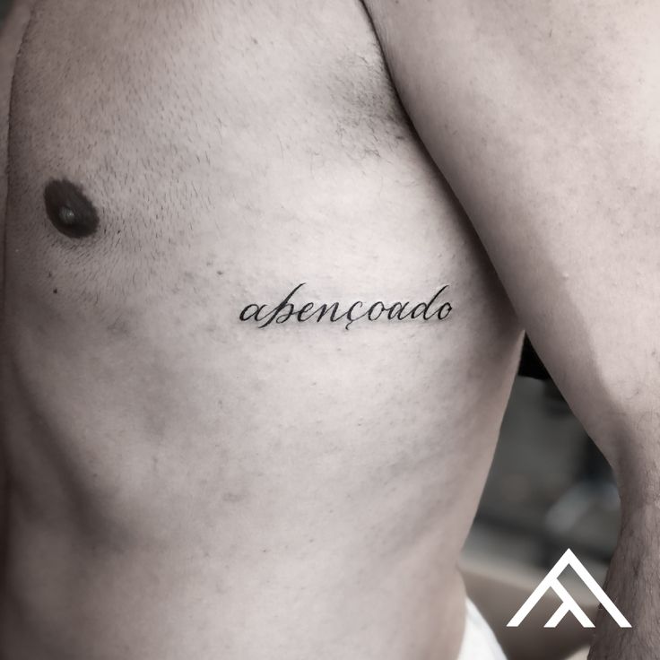 tatuagem abençoado por deus