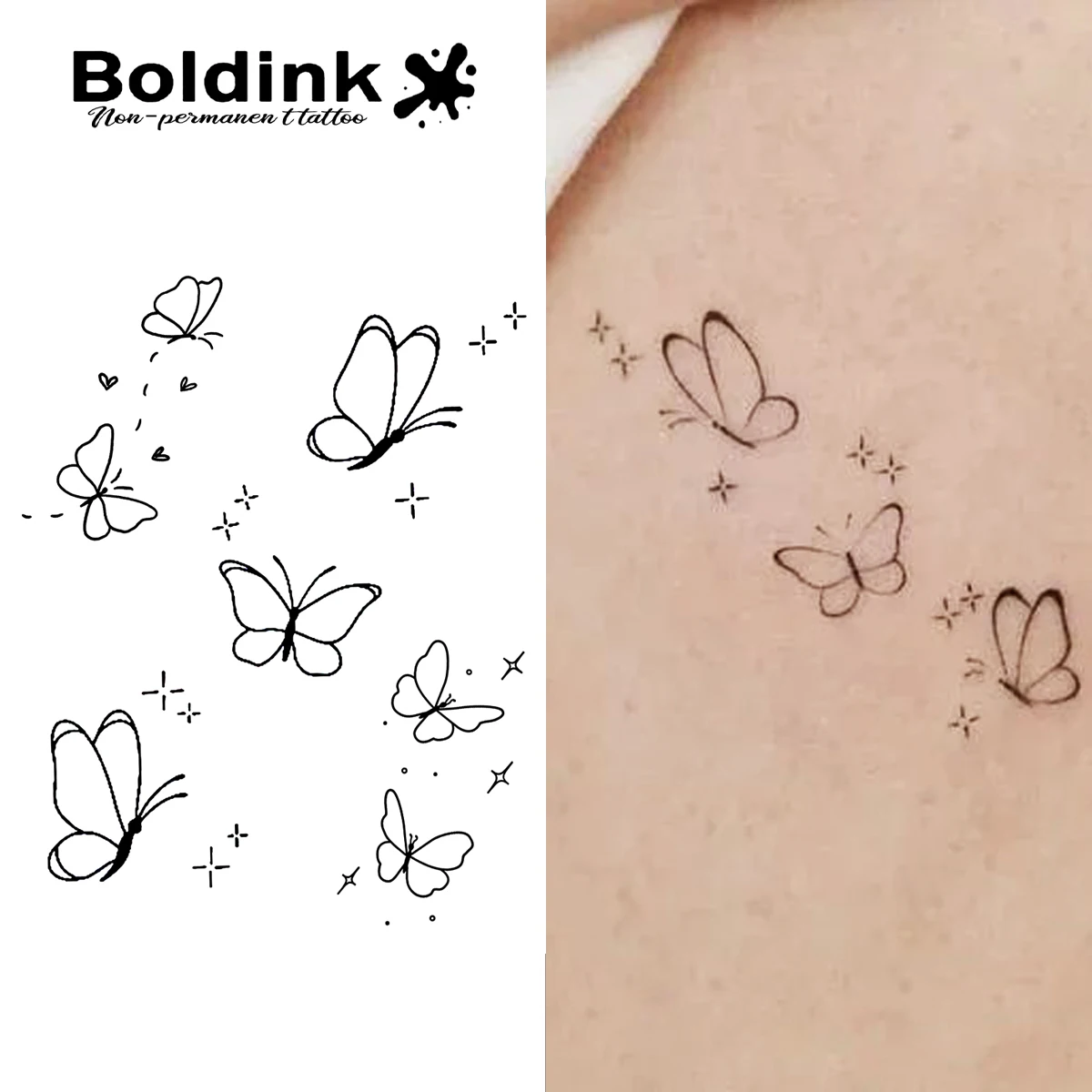 tatuagem borboleta no pulso