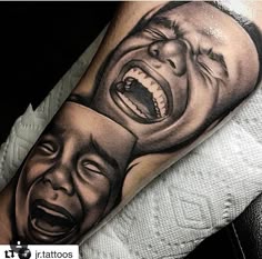tatuagem cry now laugh later