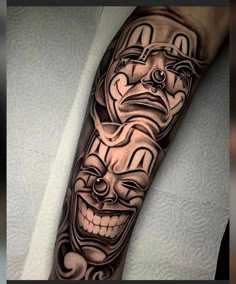 tatuagem cry now laugh later