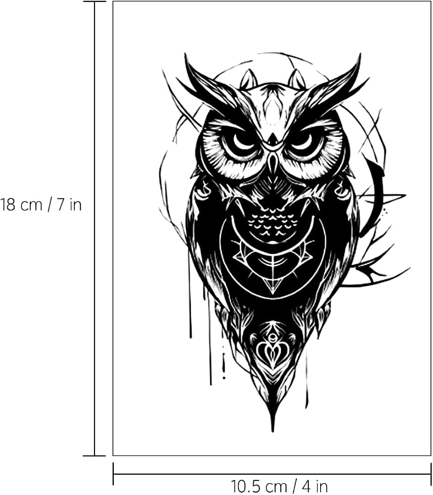 tatuagem coruja feminina