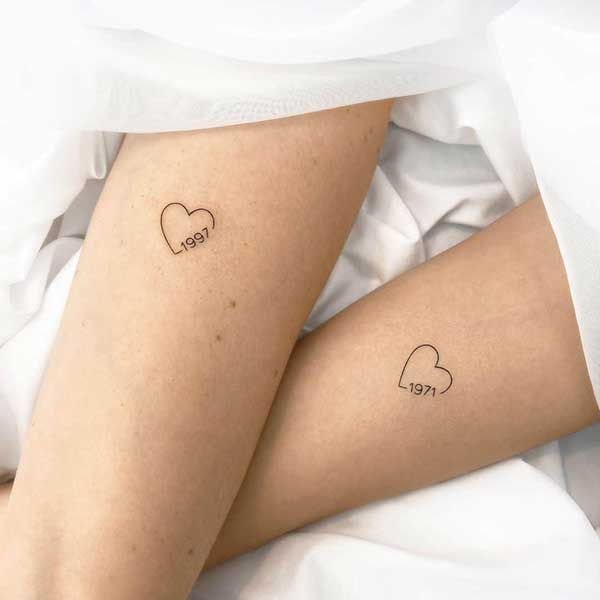 tatuagem data nascimento mae