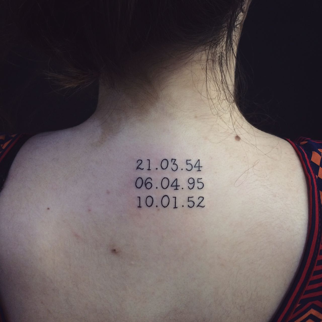 tatuagem data de nascimento filho