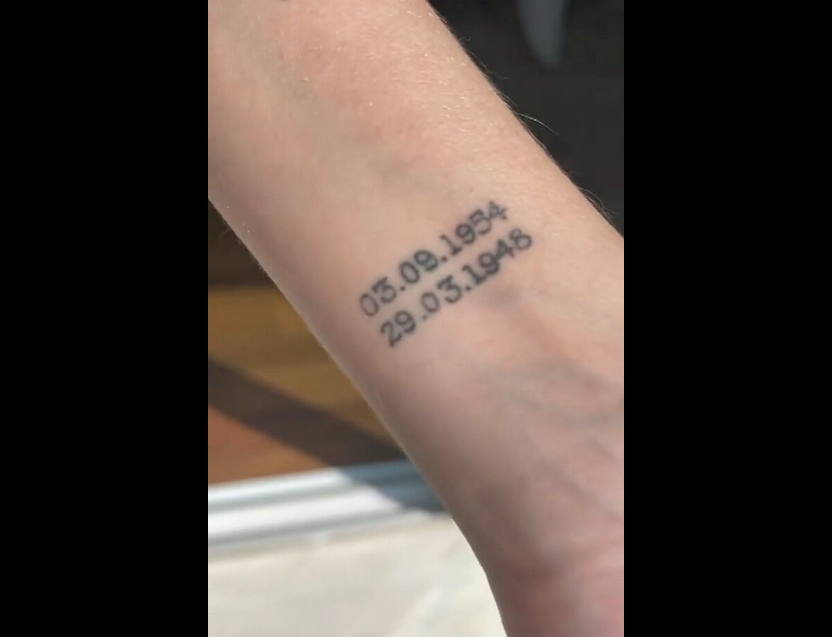 tatuagem numeral romano data