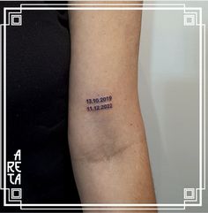tatuagem numeral nascimento