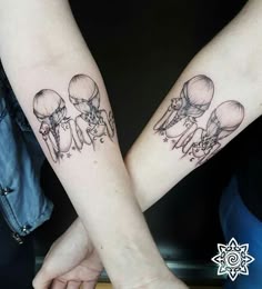tatuagem pequena amizade