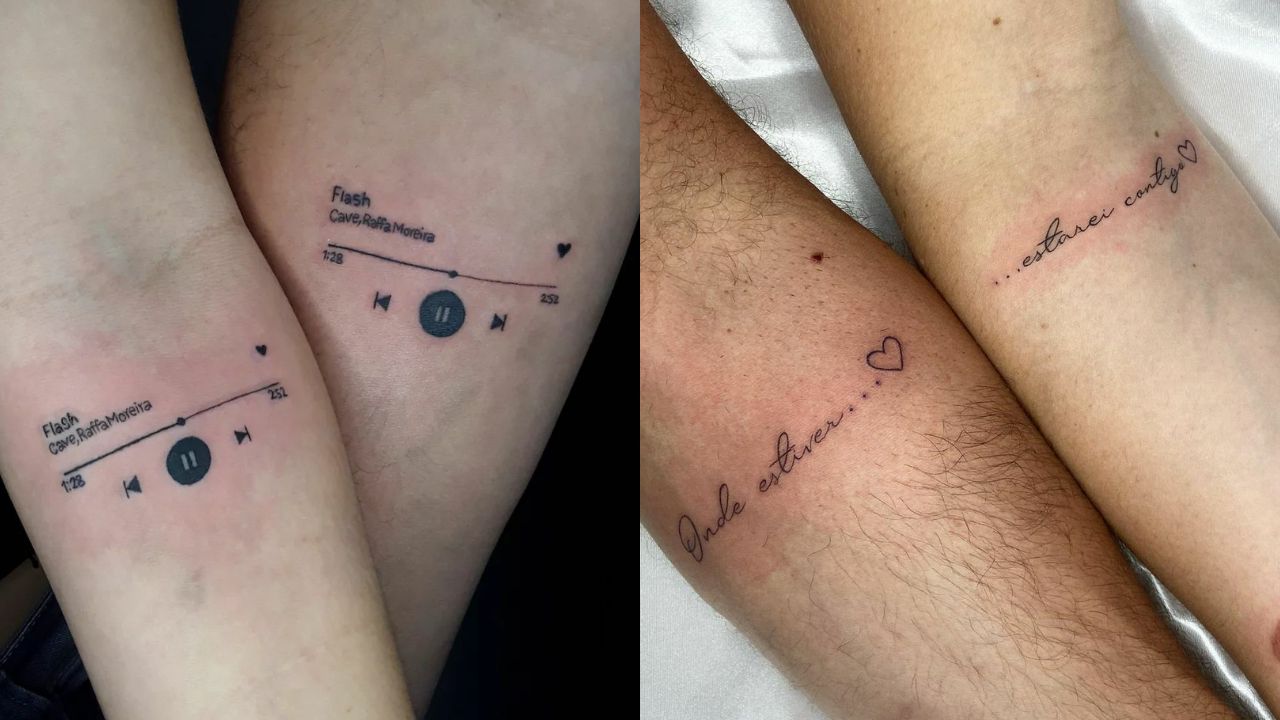 tatuagem de casal discreta