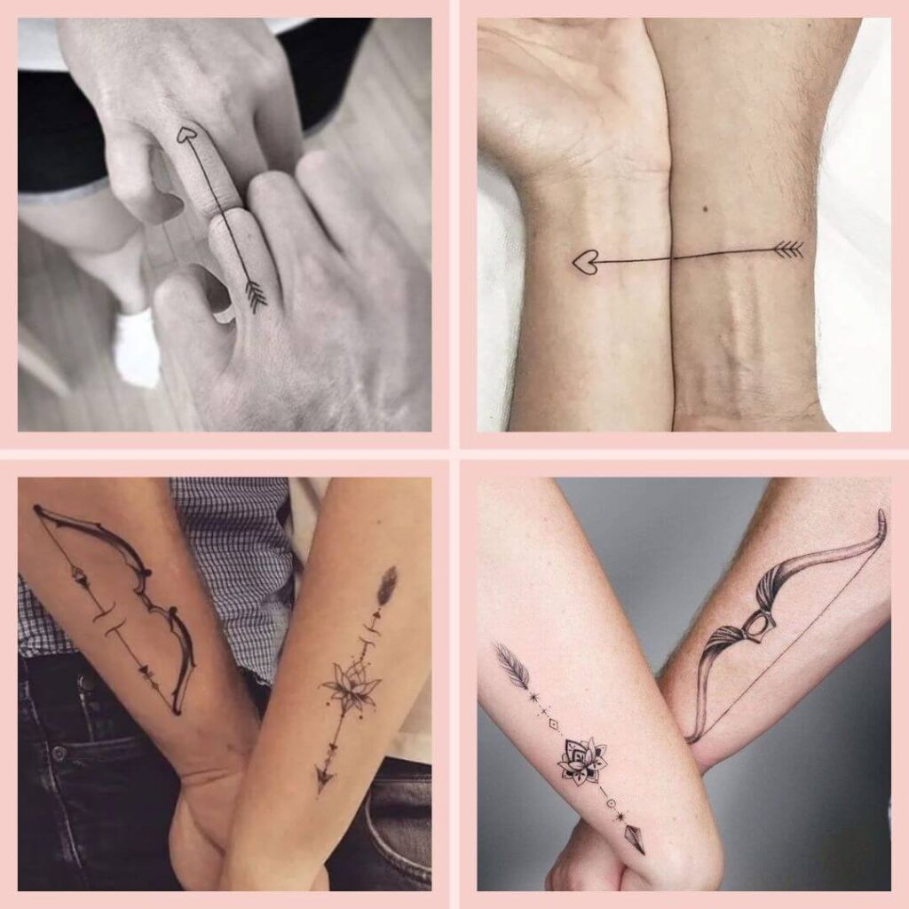 tatuagem de casal discreta