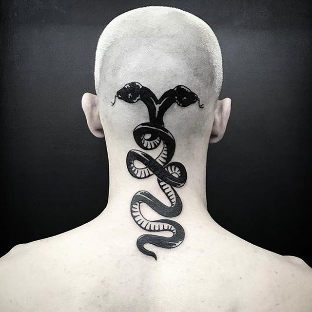 desenho de cobra para tatuagem