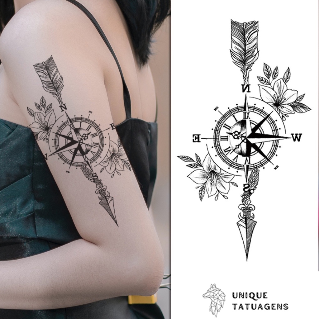 tatuagem flecha delicada