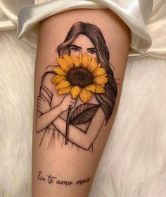 tattoo de girassol
