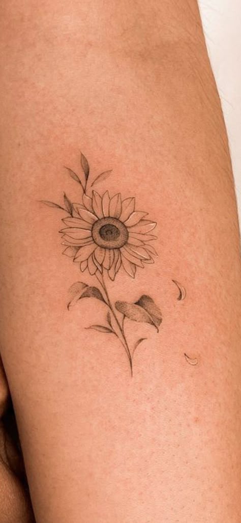 girassol tatuado