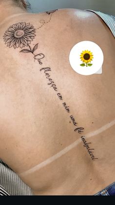 girassol tatuado