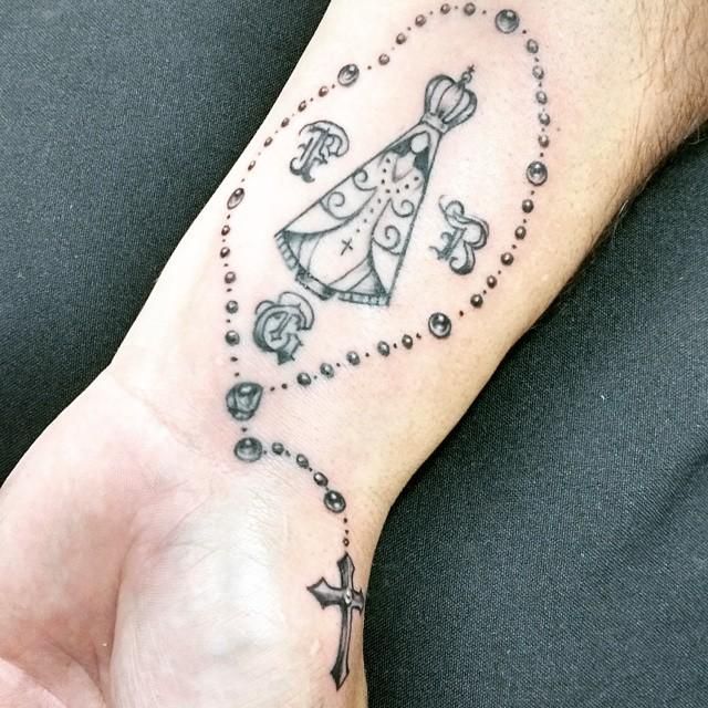 desenho de nossa senhora aparecida para tatuar
