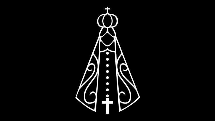 desenho de nossa senhora aparecida para tatuar
