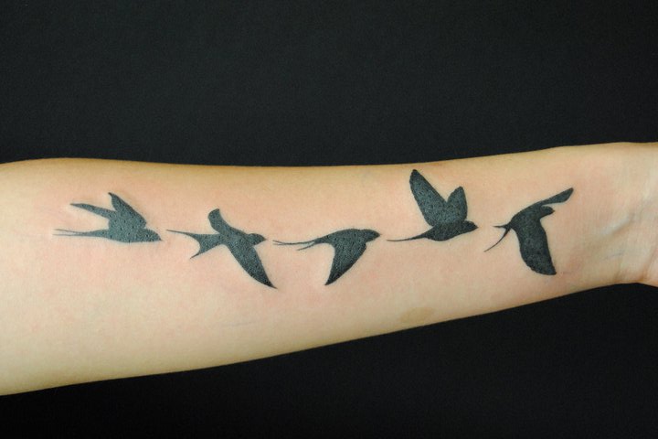 tatuagem fênix braço