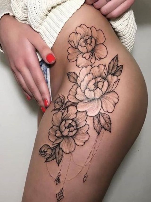 tatuagem coxa externa