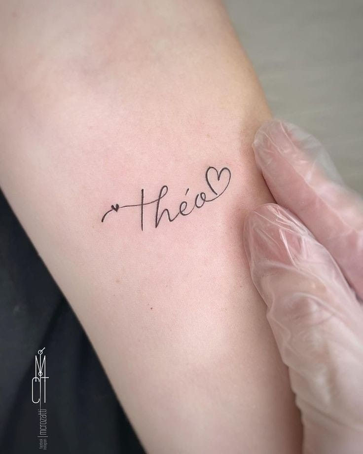 tatuagem pequena e elegante trabalho