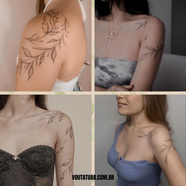 tatuagem discreta ombro