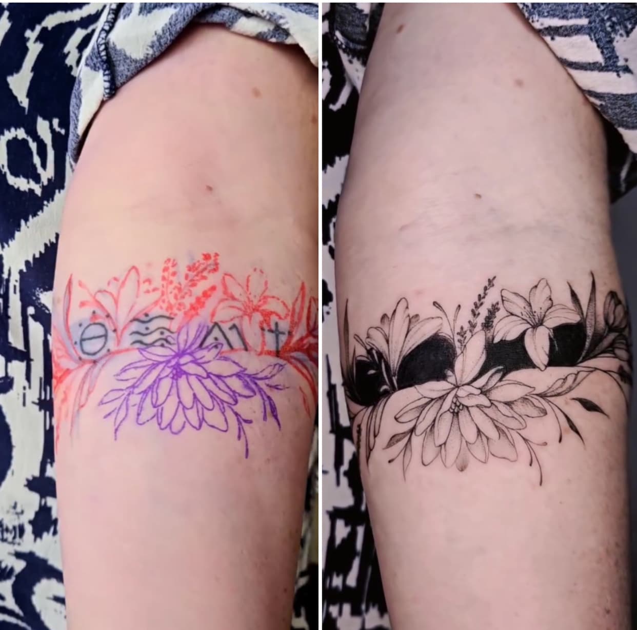 tatuagem feminina para esconder estrias