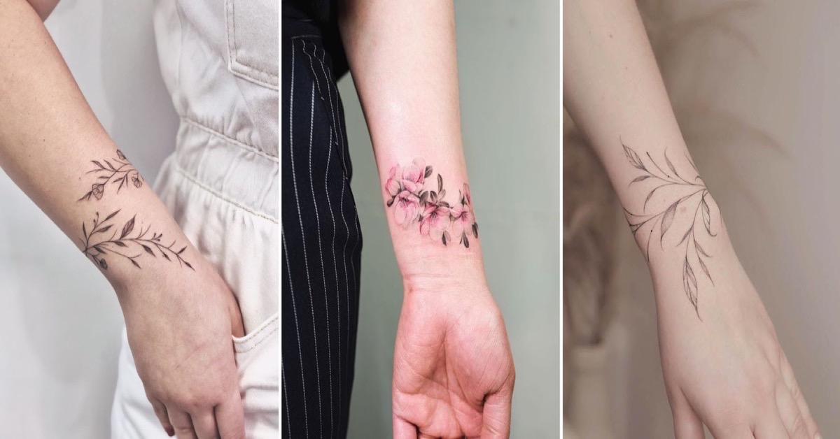 tatuagem feminina elegante e discreta