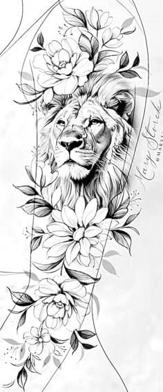 tatuagem de leão com coroa