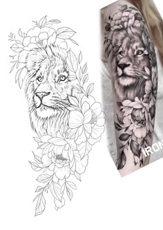 tatuagem de leão realista