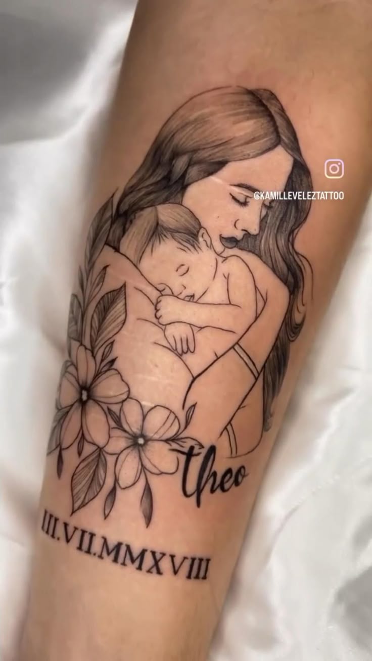 tattoo leoa e cria