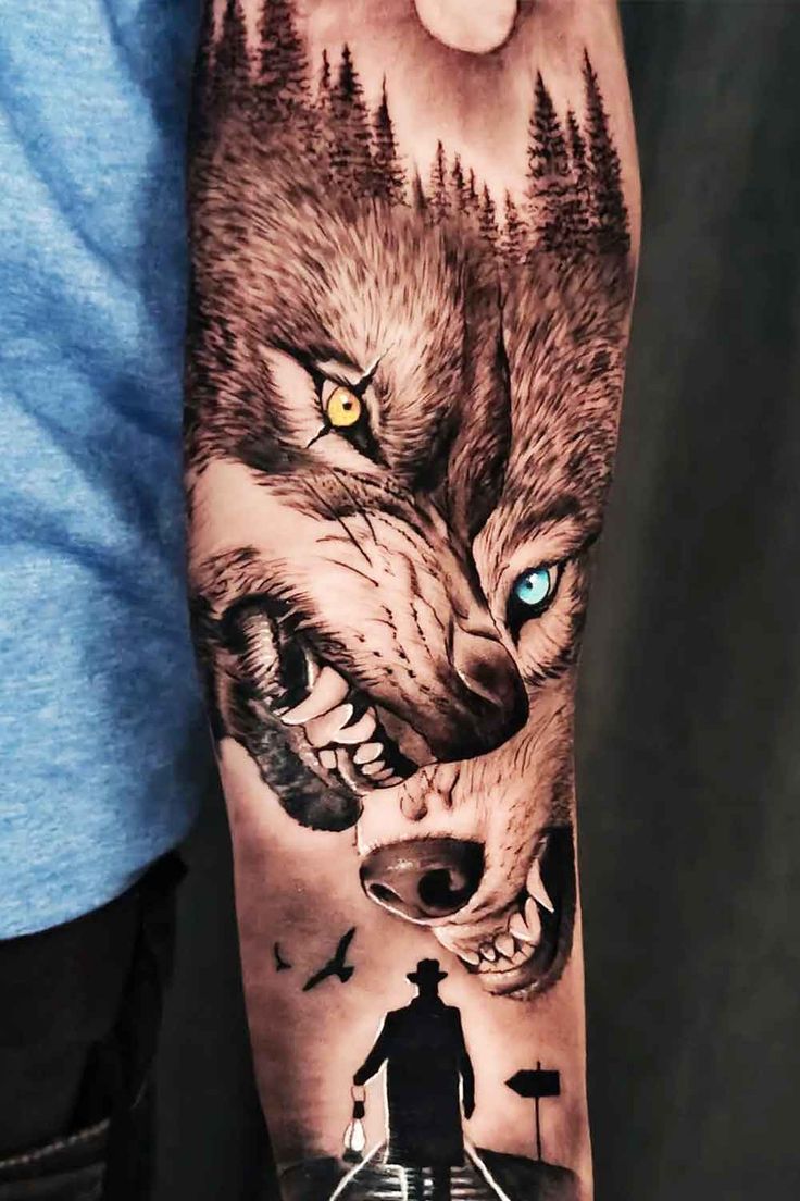 desenho de lobo para tatuagem