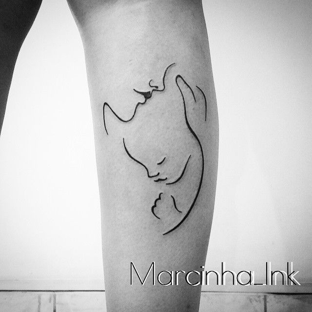 tatuagem de filho com mãe