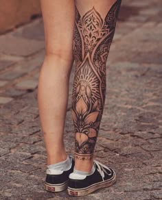 tatuagem na canela