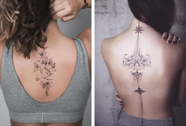 tatuagem mandala costas