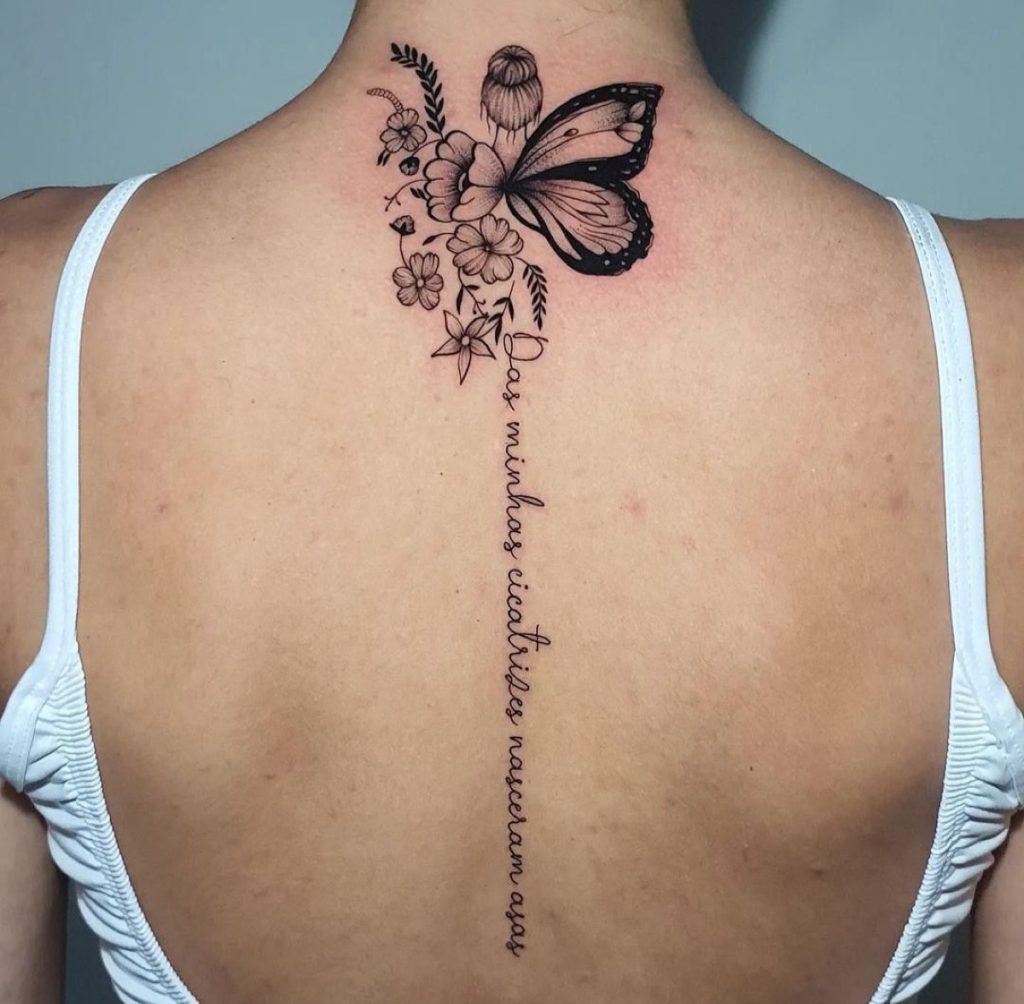 tatuagem nas costas para mulheres