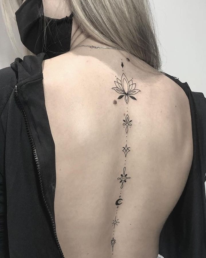tatuagem borboleta costas
