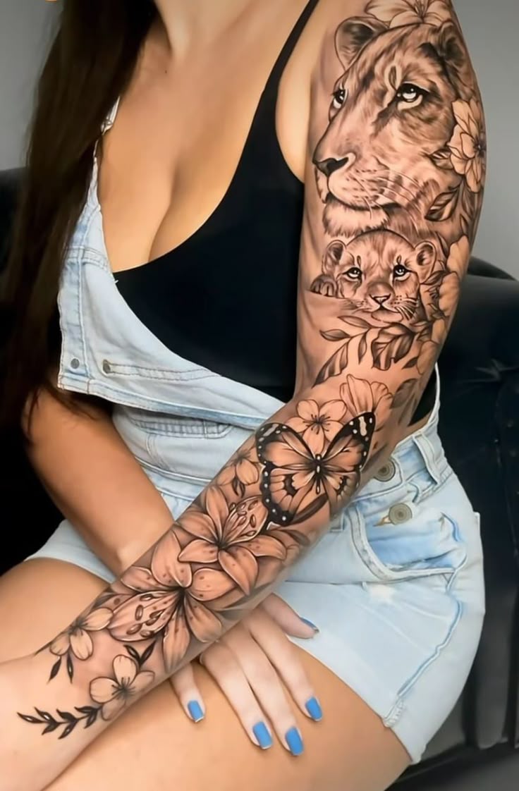 tatuagem no braco feminina
