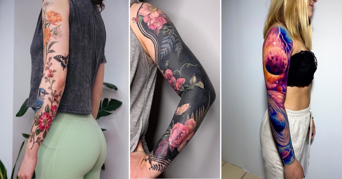 tatuagem no braco feminina