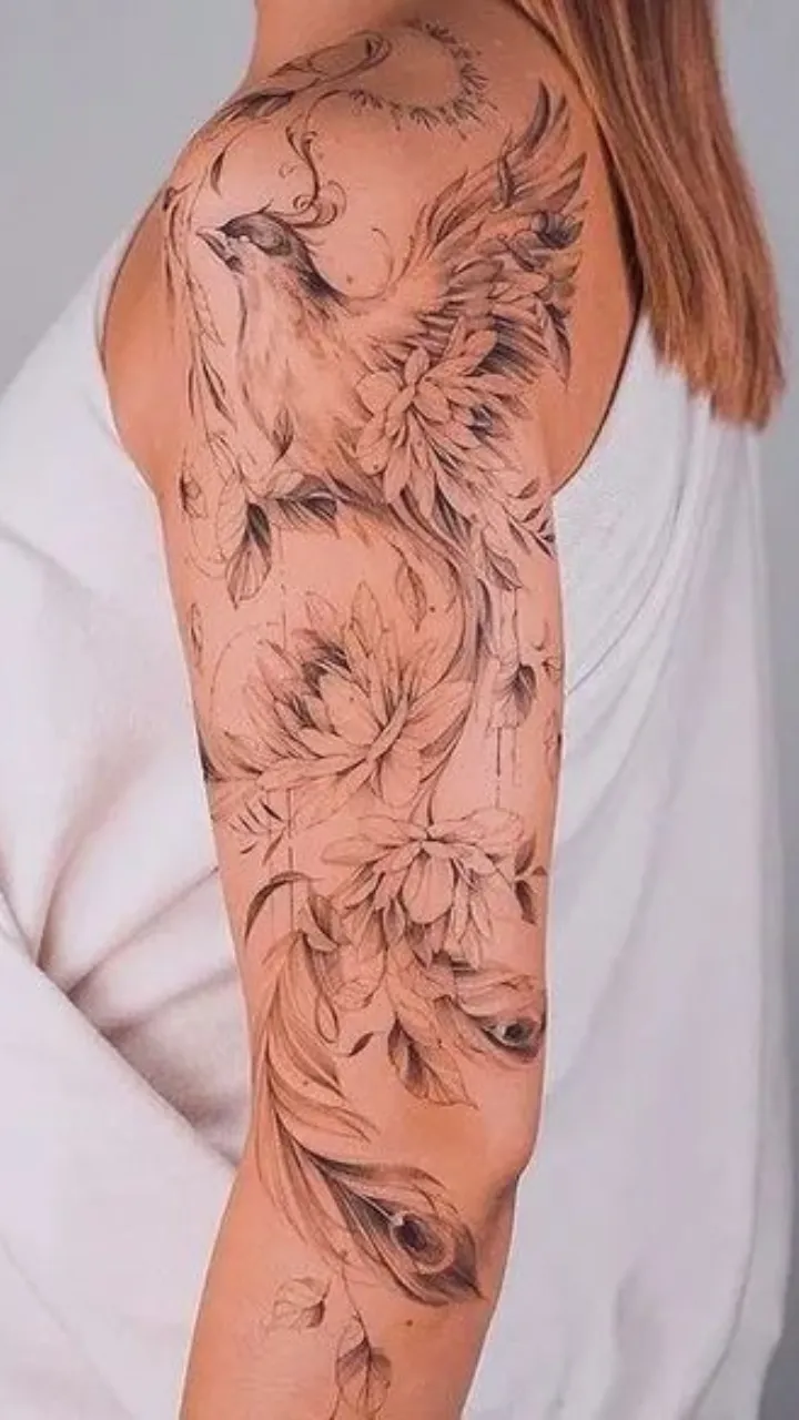 tatuagem no braco feminina
