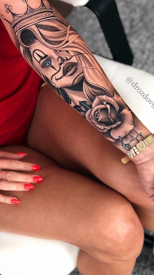 tatuagem feminina antebraço