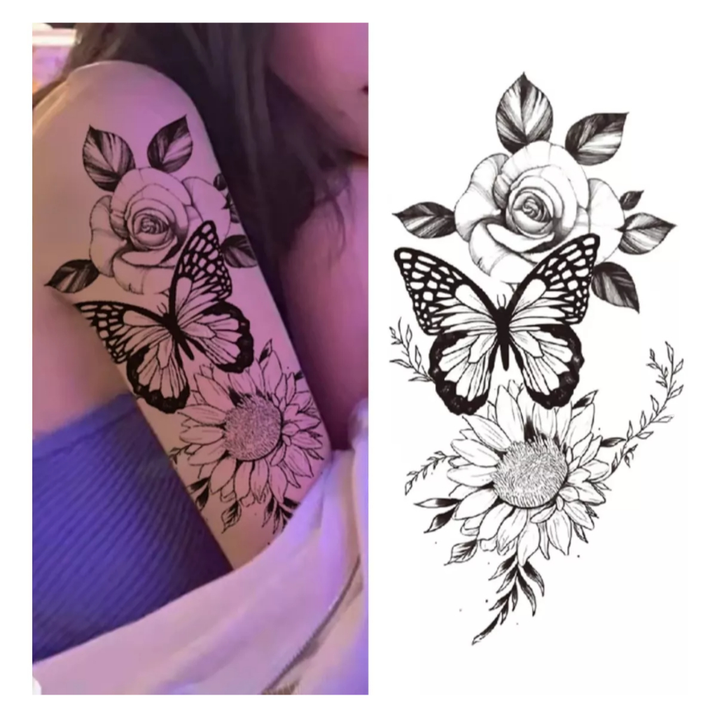 tatuagem feminina braço fechado
