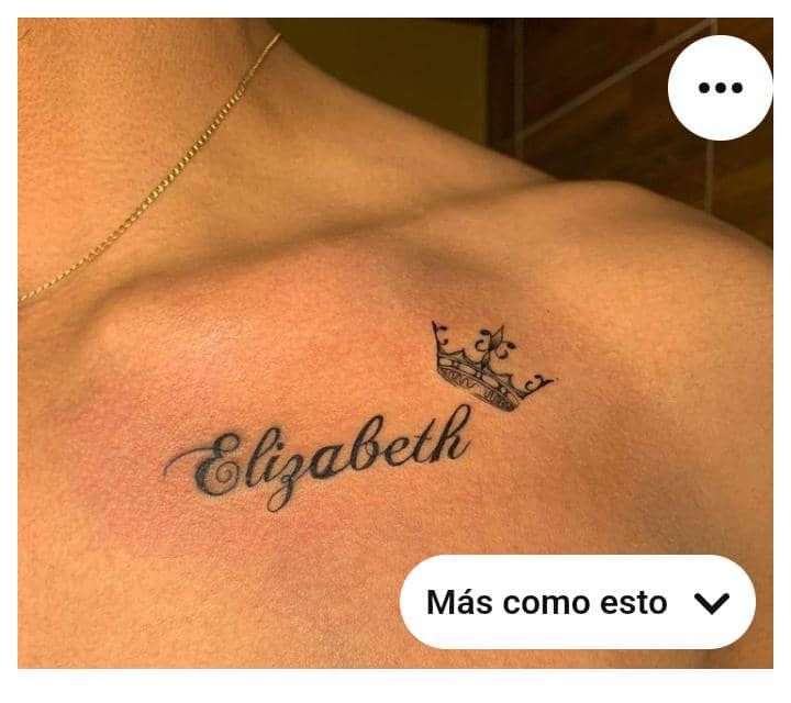 tattoo elizabeth peitoral