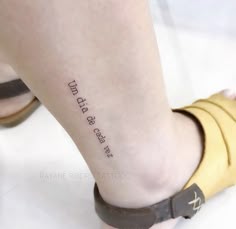 tatuagem de encorajamento
