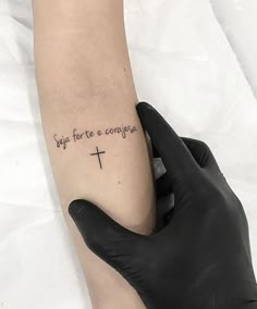 tatuagem de encorajamento